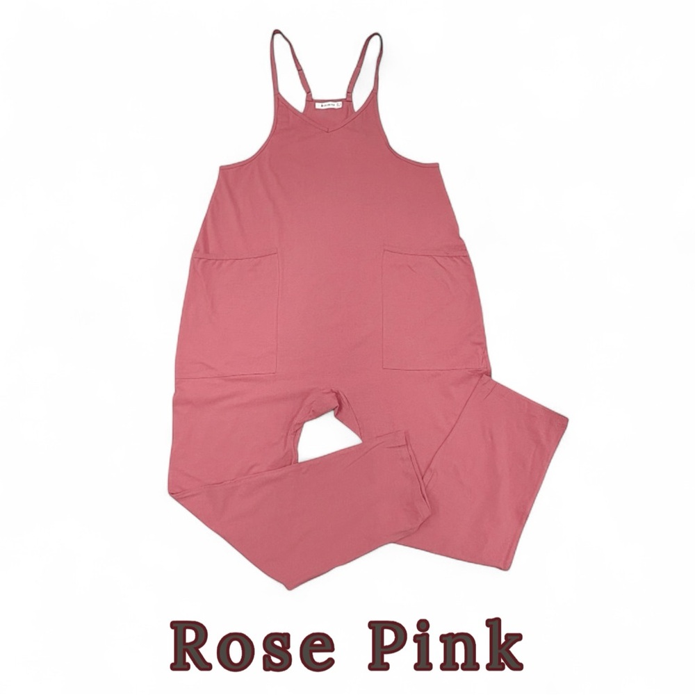 Casual V-Neck Sleeveless Harem Overall Jumpsuit - Picture 6 of 16